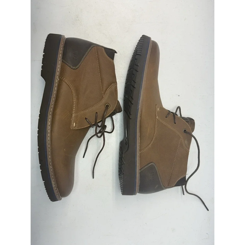 Nunn Bush Men's Circuit Plain Toe Lace-Up Oxford Brown Size‎ 8.5M